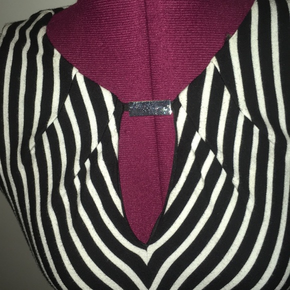 WHBM Shark Bite Hem Fit And Flare Dress - Picture 3 of 6